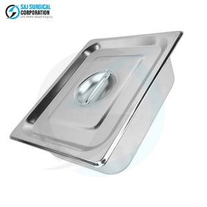 Bandeja para Instrumentos Médicos con Tapa Segura de Acero Inoxidable, Manual para Cirugía General, Almacenamiento de Esterilización Libre de Contaminación - Product Image 5
