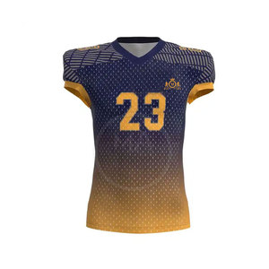 Uniforme de football américain à bas prix de haute qualité en uniforme de football américain en polyester 100% - Product Image 2