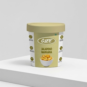 Glee Impex Spicy <b>Jalapeno</b> Makhana (Fox Nuts) 30g Gluten-Free High Protein Eco Paper Box - Product Image 1