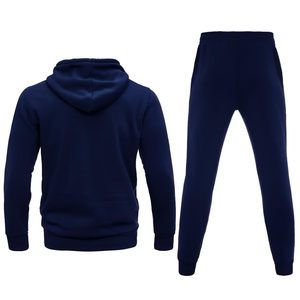 Vente en gros Ensembles de joggings respirants avec logo brodé sur mesure Survêtements pour hommes Survêtements unisexe Pantalon de survêtement à capuche pour hommes Ensemble de 2 pièces - Product Image 2