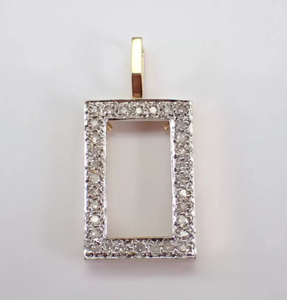 จี้ตัวอักษรแบบยูนิเซ็กซ์สั่งทำได้ เงินแท้ 925 ประดับเพชรโมอิสซาไนต์ VVS ระดับ Iced สไตล์ฮิปฮอป ชุบทอง 18K ได้รับการรับรองจาก IGI แบบไมโคร - Product Image 2