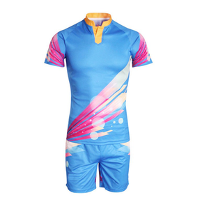 Venta directa de fábrica de alta calidad personalizado al por mayor conjunto de uniforme de Rugby transpirable sublimación impreso uniforme de Rugby profesional - Product Image 1