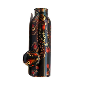 Leak-Proof Printed Copper <b>Water</b> <b>Bottle</b> <b>for</b> Yoga Durable and Designed <b>for</b> Fitness Enthusiasts - Product Image 1