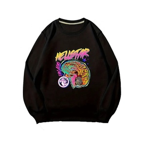 Sweat-shirt à capuche rétro en coton 100% de haute qualité, respectueux de l'environnement, imprimé par transfert numérique direct, lavage à l'acide, vintage, service OEM - Product Image 3