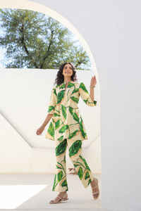 Ensemble de cordons d'été pour femmes, disponible en vrac, fournisseur indien, prix abordable, ensemble de cordons en tissu de coton pur avec impression numérique - Product Image 2