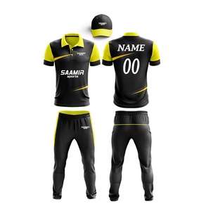 Ensemble maillot de cricket personnalisé avec pantalon Sublimation imprimé tissu confortable vêtements de sport vente en gros équipe uniforme usine - Product Image 5