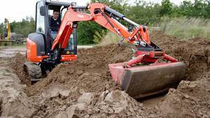 Mini-excavatrice U27-4 de 2,7 tonnes, balancement de la queue nul, hydraulique puissant, cabine fermée pour moteur de 20,8 CV, haute efficacité de fonctionnement 1 - Product Image 4