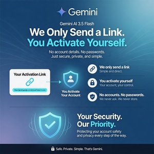 Abonnement officiel Google Gemini AI 3.5 <span class=keywords><strong>Flash</strong></span> de 12 mois, 5 To de stockage Google <span class=keywords><strong>One</strong></span>, utilisation mondiale, Linux, Mac, stockage personnel, e-mail - Product Image 3