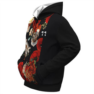 Sweats à capuche unisexe surdimensionnés respirants grande taille 100% polyester personnalisés à sublimation imprimés en 3D - Product Image 3