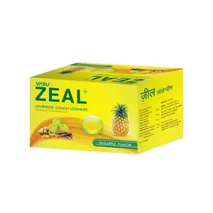 インドのインドメーカーからの混雑のない簡単な呼吸のための売れ筋ハーブサプリメントZealAyurvedicLozenges