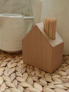 กล่องใส่ไม้จิ้มฟันทำมือคุณภาพสูงจากไม้เนื้อแข็งธรรมชาติ กล่องเก็บของไม้สำหรับบ้าน ห้องครัว โต๊ะอาหาร - Product Image 3