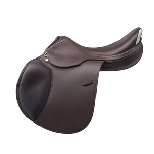 Selle de saut en cuir équilibrée pour l'équitation, siège sécurisé conçu pour la stabilité de l'entraînement au saut et les performances quotidiennes - Product Image 2
