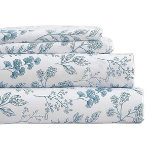 Pakistan Manufacturer Winter Breathable 100% Cotton 300tc High Quality Woven Plain Custom Logo <b>Bed</b> <b>Sheets</b> Weavetex Solutions - Product Image 1