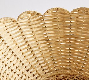 Bol à fruits rond en osier de rotin de conception unique pour le stockage des aliments d'affichage et le décor de table à manger tressé à la main au Vietnam - Product Image 3