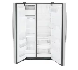 ตู้เย็นไซด์บายไซด์คุณภาพสูงขนาด 25.3 คิว ผลิตจากสแตนเลสสตีลป้องกันรอยนิ้วมือ ความลึกมาตรฐาน - Product Image 1