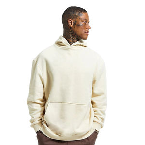 Sweat-shirt surdimensionné pour homme Street Wear, fabrication en gros, luxe, coton lourd surdimensionné, 100% molleton doux français - Product Image 1