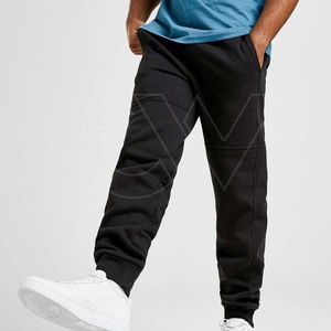 Pantalon de survêtement décontracté en molleton pour homme avec logo personnalisé Pantalon d'hiver de grande taille en coton tissé respirant avec imprimés techniques à vendre - Product Image 3