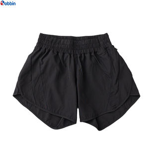 Shorts pour femmes Hot BOBBIN INDUSTRIES Qualité supérieure Été Double couche Polaire Spandex/Coton Élastique Séchage rapide Respirant Yoga - Product Image 1