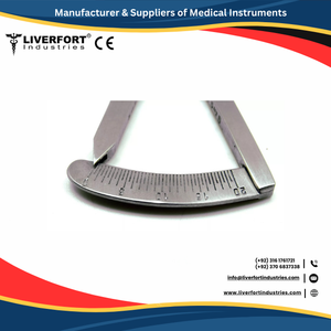 Nuevo calibrador Castroviejo superventas recto de 7cm, rango de medición de 0-20mm a la venta INSTRUMENTO DE calibrador médico de alta precisión - Product Image 5