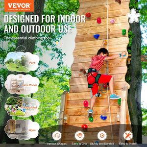 32 pezzi educativo Indoor/Outdoor Rock Climbing tiene la parete di roccia impugnatura per la scuola e il gioco pubblico strutture - Product Image 2