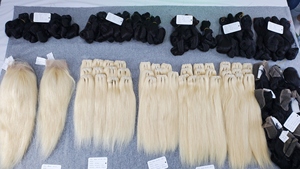 Dream Hair T01 Cabello Virgen Vietnamita, Trama Doble a Máquina, Súper Doble Trama, Paquete de 100g, 30 Pulgadas, Apto para Permanente, Sin Aditivos - Product Image 3