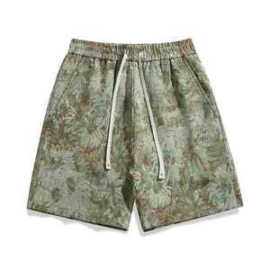 Cómodos pantalones cortos de verano para hombre de cintura media de secado rápido y personalizar diseño informal estampado completo materiales Premium cordón - Product Image 2