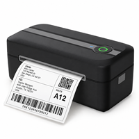Printer Label Thermal E48 Mini 4x6 203DPI USB Opsional Bluetooth Pembuat Label Barcode untuk Usaha Kecil