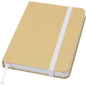 Blocco note A6 in carta riciclata Reed, merchandising sostenibile - Product Image 1