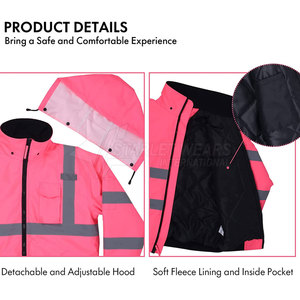 Chaqueta de Trabajo Ligera de Alta Visibilidad, Transpirable, con Certificación CE, Material Premium, para un Rendimiento Duradero, Lista para el Trabajo - Product Image 4