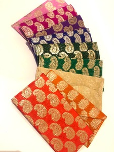 ซองผ้าชากุนสำหรับงานแต่งงานอินเดียซองจดหมายเงินแบบดั้งเดิมสำหรับงานแต่งงานของขวัญแต่งงานของขวัญเงินสดซองจดหมายของขวัญสำหรับเพื่อนเจ้าสาวของขวัญคืน - Product Image 4