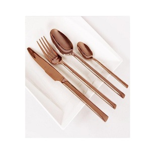 Juego de cubiertos de latón macizo de 10 piezas con juego de cubiertos de bajo costo pulido mate para cocina y mesa para fiestas - Product Image 4