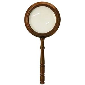 Loupe en bois classique, idéale pour l'étude des cartes, des documents, des pièces de monnaie, des timbres et des œuvres d'art complexes - Product Image 5