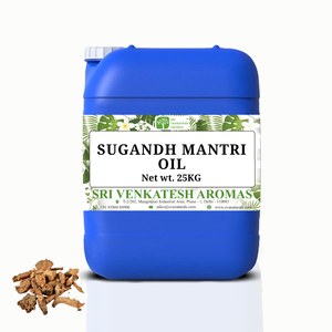 Vente en gros OEM/ODM 100% huile organique Sugandh Mantri distillée à la vapeur pour la pureté - Product Image 1