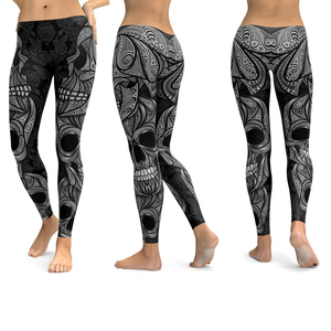 Wholesale Fashion GYM Lady <b>Leggings</b> Custom Print <b>Capri</b> Pants Plus Size High Waist 3D Sublimation Yoga - Product Image 3