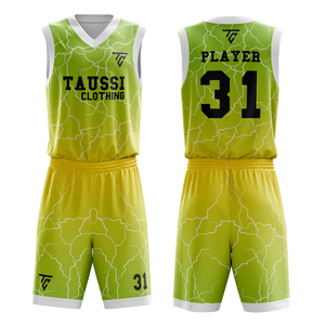 Venta al por mayor de camisetas de baloncesto con impresión por sublimación personalizada conjunto de pantalones cortos 100% tela de malla de poliéster transpirable de talla grande opciones - Product Image 6