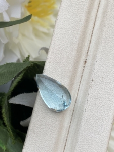 Fascinante color superior aguamarina forma de pera cabujones piedra con buen brillo piedras preciosas sueltas para hacer joyería 6,27 quilates - Product Image 3