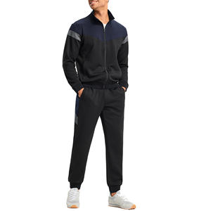 Chándal informal personalizado al por mayor para hombre, conjunto de dos piezas de estilo vintage, chándal con capucha de algodón y poliéster - Product Image 1