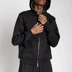 OEM Manufacturer Heavyweight French Terry <b>Full</b> <b>Zip</b> <b>up</b> <b>Hoodie</b> High Quality Cotton Fleece <b>Full</b> <b>Zip</b> <b>up</b> <b>Hoodie</b> - Product Image 2