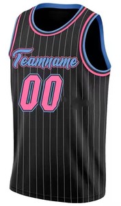 Maillot de basket-ball personnalisé en maille noire respirante, taille plus, pour hommes et femmes - Product Image 2