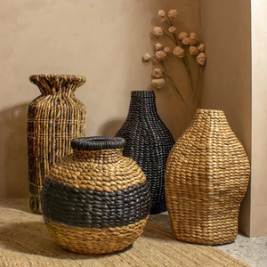 Bohemian Water <b>Hyacinth</b> <b>Vase</b> Made in Vietnam Ecofriendly material for home decor and tableware decoration Wholesale - Product Image 3