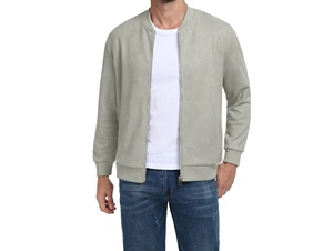 Veste de sport imperméable pour homme, design et couleur personnalisés, double boutonnage, impression 3D, manches en cuir et polaire, élégante, hiver - Product Image 4