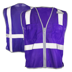 Chaqueta de Trabajo Transpirable de Seguridad para Hombre, Chaqueta con Cremallera, Chalecos de Seguridad Reflectantes para Construcción al por Mayor con Servicio OEM - Product Image 1