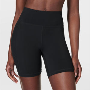 Genuine High Waist <b>Seamless</b> Gym <b>Shorts</b> for Women with Hidden Pocket Custom Fitness Workout Sport Activewear Compression Pants - Product Image 1