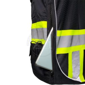 ZUNEZI International Reflective High Visibility ANSI Class 2 EN ISO 20471 Class 2 <b>Waterproof</b> Child Safety Vest Polyester - Product Image 6