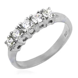 925 <b>Silver</b> <b>Wedding</b> Engagement <b>Ring</b> <b>for</b> <b>Women</b> Elegant Diamond Accented Jewelry - Product Image 3