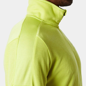 Sweat-shirt à col montant surdimensionné en polyester et élasthanne, uni, couleur unie, pour l'hiver et l'automne, vêtements décontractés pour hommes, OEM, faible MOQ - Product Image 6