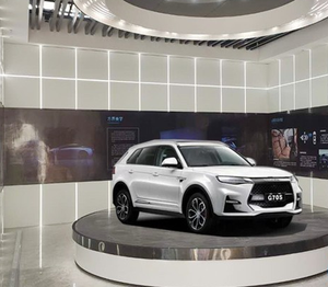 Lift tanah pameran otomatis elektrik, Platform tampilan melingkar kondisi baru panggung berputar logam 380V - Product Image 5