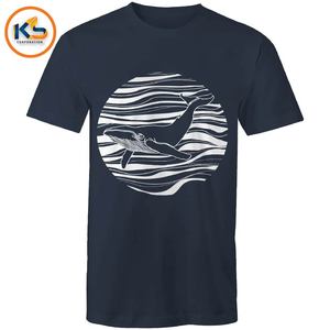 Camisetas de Punto 100% Algodón con Logotipo Personalizado para Hombre |   Camisetas de Manga Corta Ecológicas y Suaves con Estampado OEM para Marcas de Moda - Product Image 2