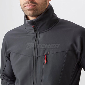 Chaqueta Softshell de Invierno para Hombre, Cortavientos e Impermeable, con Cuello Alto, Diseño Ligero y Ecológico para Exteriores - Product Image 4