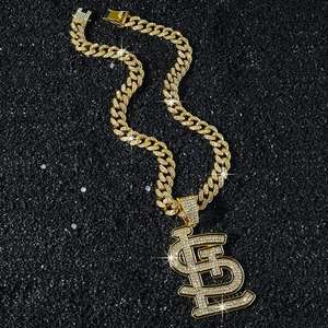 Pendentif en moissanite sur le thème du championnat LST, personnalisé, unisexe, de haute qualité, en argent sterling plaqué or 14 carats/plaqué rhodium, de luxe - Product Image 2